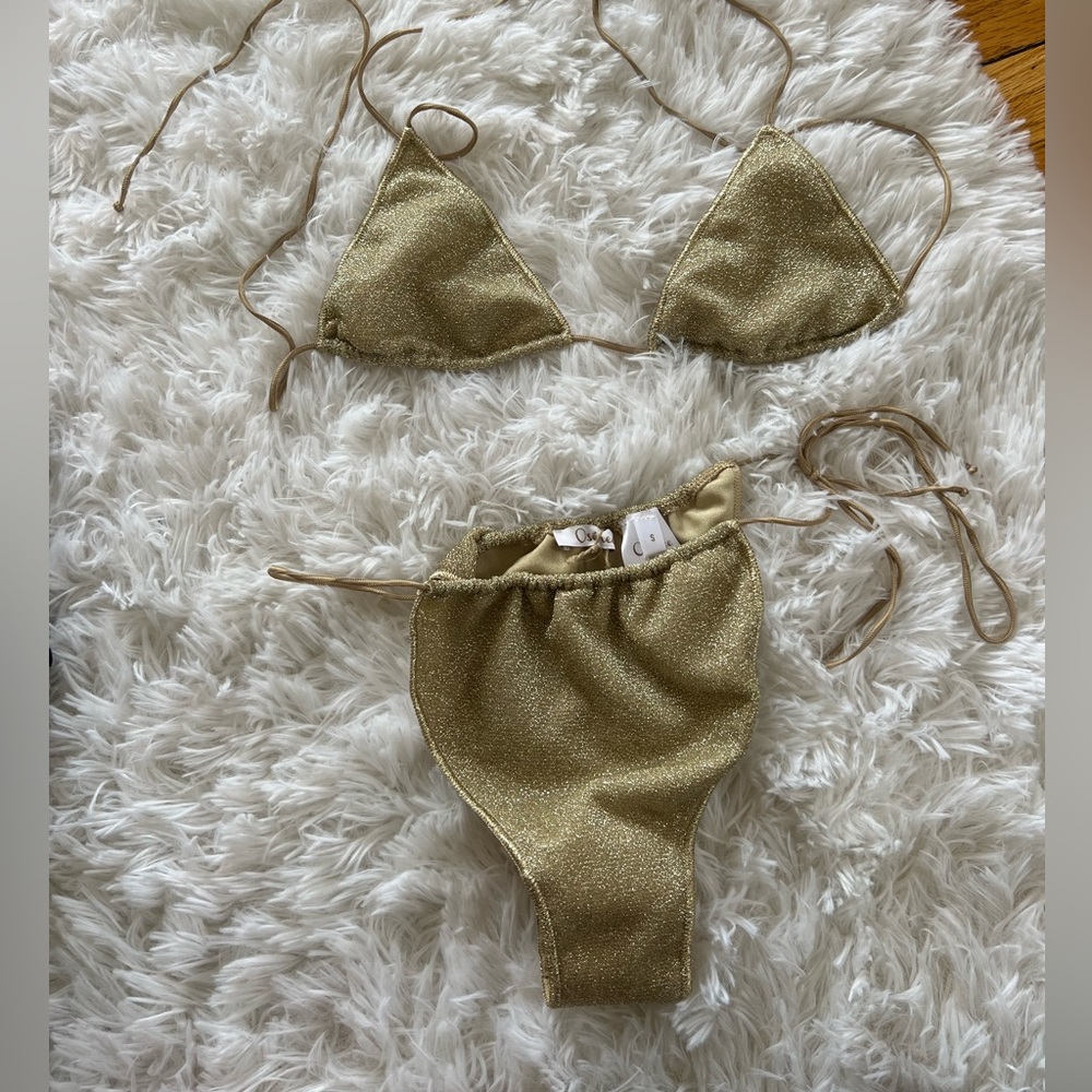 Oseree gold bikini